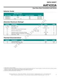 AAT4252AITP-3-T1 Datasheet Page 3