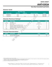 AAT4282AIPS-3-T1 Datasheet Page 3