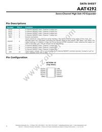 AAT4292IJQ-T1 Datasheet Page 2