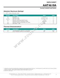 AAT4610AIGV-1-T1 Datasheet Page 3