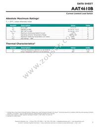 AAT4610BIGV-T1 Datasheet Page 3