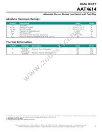 AAT4614IJS-2-T1 Datasheet Page 3