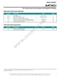 AAT4621IWO-T1 Datasheet Page 3