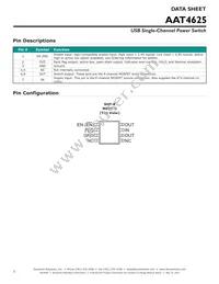 AAT4625IKS-T1 Datasheet Page 2