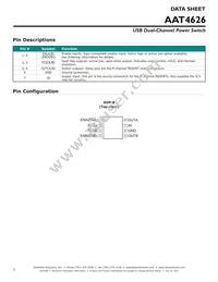 AAT4626IAS-1-T1 Datasheet Page 2