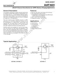 AAT4681IDE-T1 Datasheet Cover