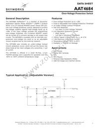 AAT4684ITP-T1 Datasheet Cover