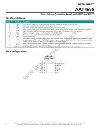 AAT4685IWP-1-T1 Datasheet Page 2