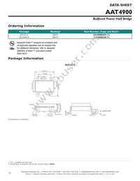 AAT4900IGV-T1 Datasheet Page 12