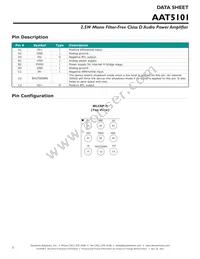 AAT5101IUR-T1 Datasheet Page 2