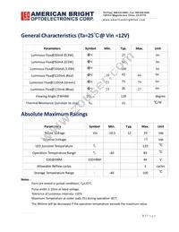 AB-EZD03G-A3 Datasheet Page 3