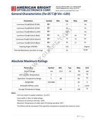 AB-EZD24A-B3-K18 Datasheet Page 3