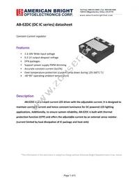 AB-EZDC Datasheet Cover