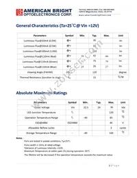 AB-EZP13R-B3 Datasheet Page 3