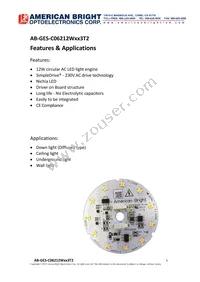 AB-GES-C06212W303T2 Datasheet Cover