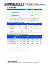 AB-GES-C14224W501N2 Datasheet Page 3