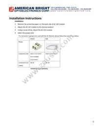 AB-GES-C14224W501N2 Datasheet Page 12