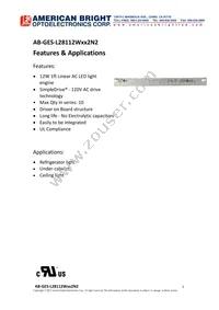 AB-GES-L28112W502N2 Datasheet Cover