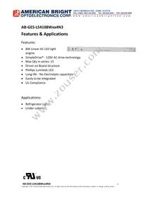 AB-GES-L54108W504N3 Datasheet Cover