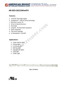 AB-GES-L56112W504T4 Datasheet Cover