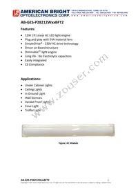AB-GES-P28212W50BFT2 Datasheet Cover