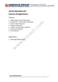 AB-GES-R08136W301N2 Datasheet Cover