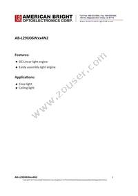 AB-L29D06W304N2 Datasheet Cover