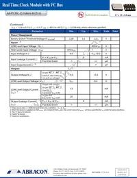 AB-RTCMC-32.768KHZ-B5ZE-S3-T Datasheet Page 3
