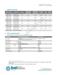 ABC275-1T58L Datasheet Page 2