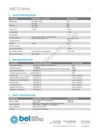 ABC75-1T12L Datasheet Page 3