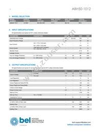 ABH50-1012 Datasheet Page 2