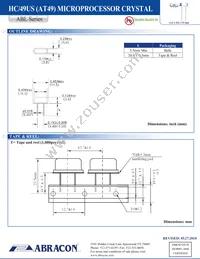 ABL-3.6864MHZ-B2-T Datasheet Page 3
