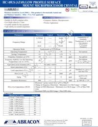 ABLS2-50.000MHZ-D4YF-T Datasheet Cover