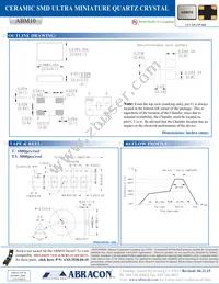 ABM10-16.3676MHZ-E20-T Datasheet Page 2