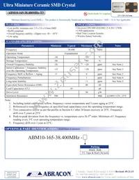 ABM10-165-38.400MHZ-T3 Cover