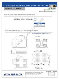 ABM10-167-12.000MHZ-T3 Datasheet Page 2