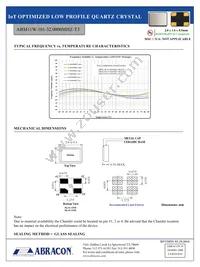 ABM11W-101-32.0000MHZ-T3 Datasheet Page 2