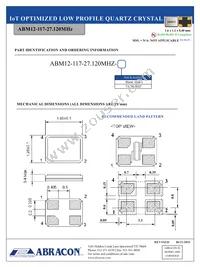 ABM12-117-27.120MHZ-T3 Datasheet Page 2