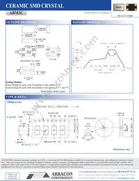 ABM3C-9.8304MHZ-D4Y-T Datasheet Page 2