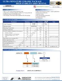 ABM3X-102-32.000MHZ-T Datasheet Cover