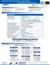 ABMM1-24.000MHZ-16-T Datasheet Cover
