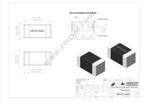 ABNTC-0603-223J-4050F-T Datasheet Cover