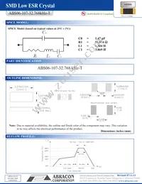 ABS06-107-32.768KHZ-T Datasheet Page 3