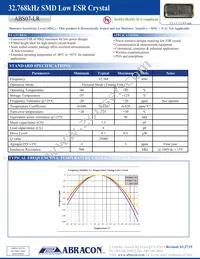 ABS07-LR-32.768KHZ-6-T Datasheet Cover