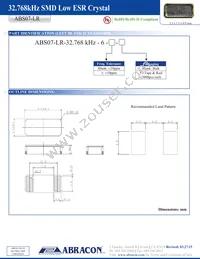 ABS07-LR-32.768KHZ-6-T Datasheet Page 2