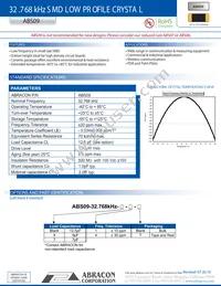 ABS09-32.768KHZ-4-T Datasheet Cover