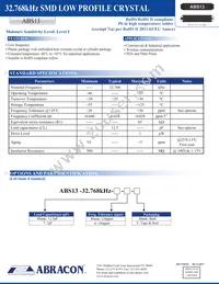 ABS13-32.768KHZ-T Cover