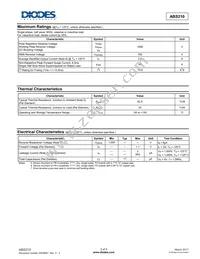 ABS210-13 Datasheet Page 2