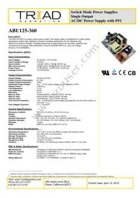 ABU125-360 Datasheet Cover