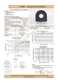 AC1025 Datasheet Cover